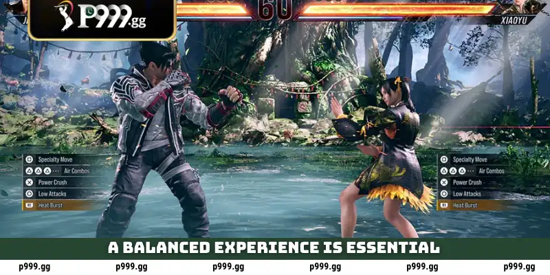 A balanced experience is essential