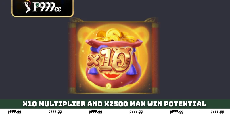 x10 Multiplier and x2500 max win potential