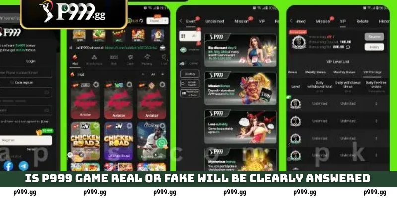 Is P999 Game Real or Fake will be clearly answered