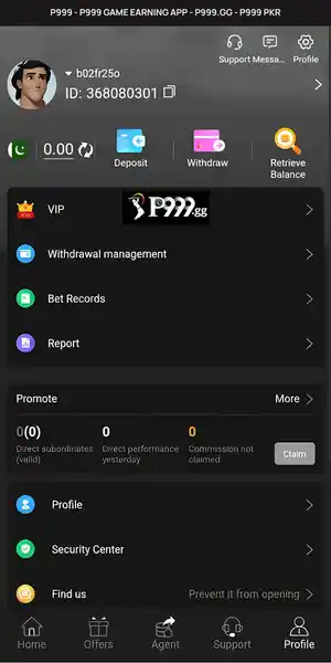 P999 Game 37 P999 Withdrawal Proof