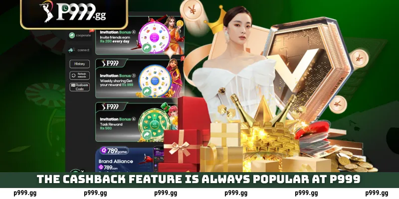 How to Get P999 Promotions & Telegram Reward Codes 2026 4 The cashback feature is always popular at P999